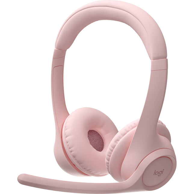 Logitech Zone 300 Auriculares Inalámbricos Rose 30mm Micrófonos Dual Bluetooth 5.3