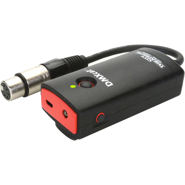 City Theatrical DMXcat Herramienta de Prueba Multifunción con Batería 20h y Bluetooth 50'