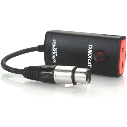 City Theatrical DMXcat Herramienta de Prueba Multifunción con Batería 20h y Bluetooth 50'
