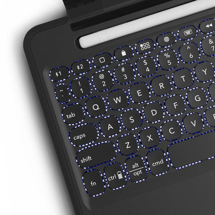 ZAGG Rugged Book Funda con Teclado Inalámbrico para iPad 10.9" 10th Gen Negro protección caída 6.6 pies