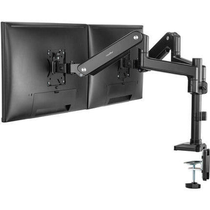 Rocstor ErgoReach EP9 Soporte ergonómico doble para monitor hasta 27" 22 lb