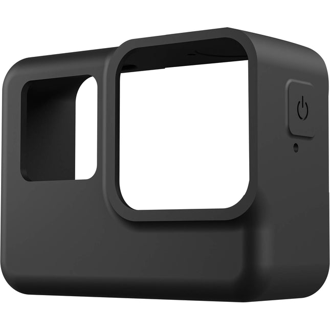 TELESIN Funda de Silicona Protectora con Cubierta de Lente y Pantalla Trasera para Insta360 ACE Negra