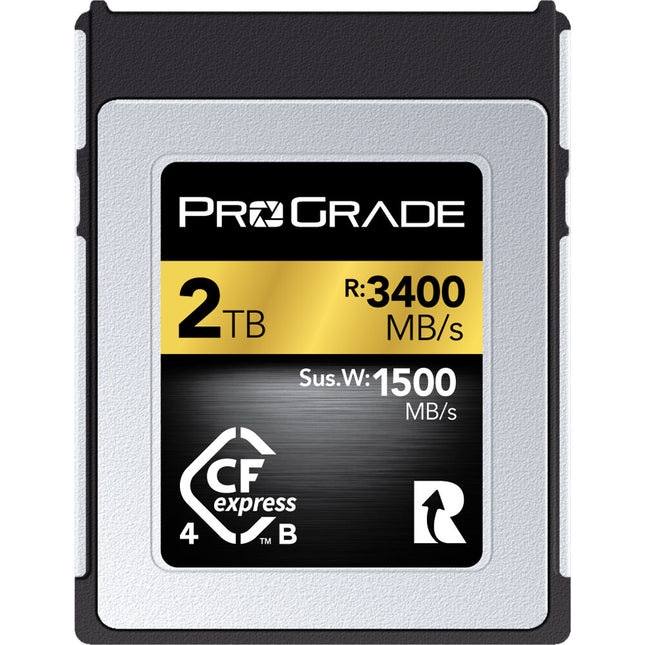 ProGrade Digital 2TB CFexpress 4.0 Tipo B Tarjeta de Memoria 3400 MB/s Lectura 3000 MB/s Escritura