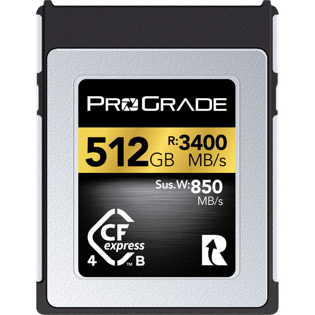 ProGrade Digital 512GB CFexpress 4.0 Tipo B tarjeta de memoria 3400 MB/s lectura 3000 MB/s escritura