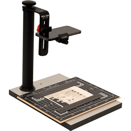 Stand Company Cosmo Mini-300 atril copiadora con tablero magnético y dos tiras magnéticas