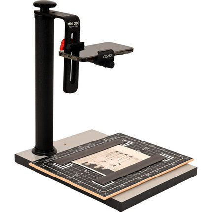 Stand Company Cosmo Mini-300 atril copiadora con tablero magnético y dos tiras magnéticas