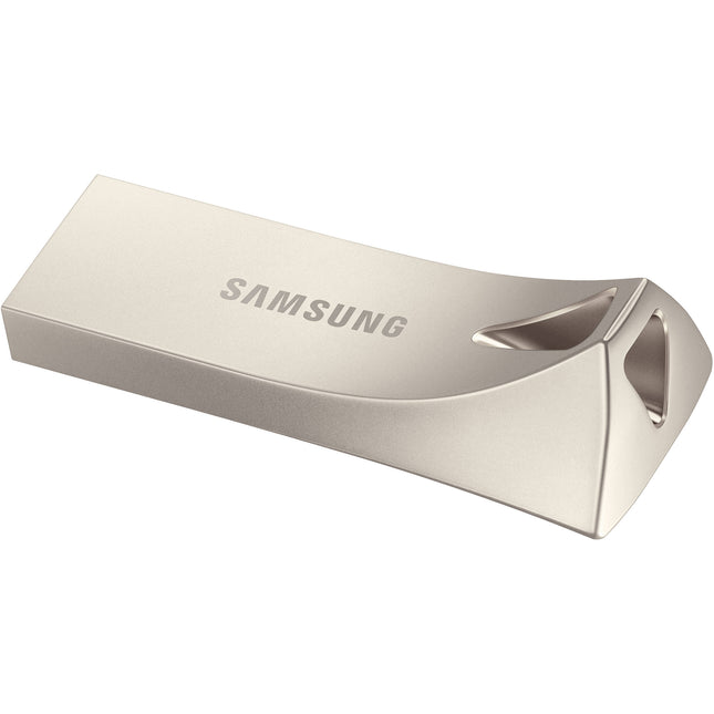 Samsung 512GB USB 3.1 Gen 1 BAR Plus Pendrive Velocidad 400MB/s Plata Champagne