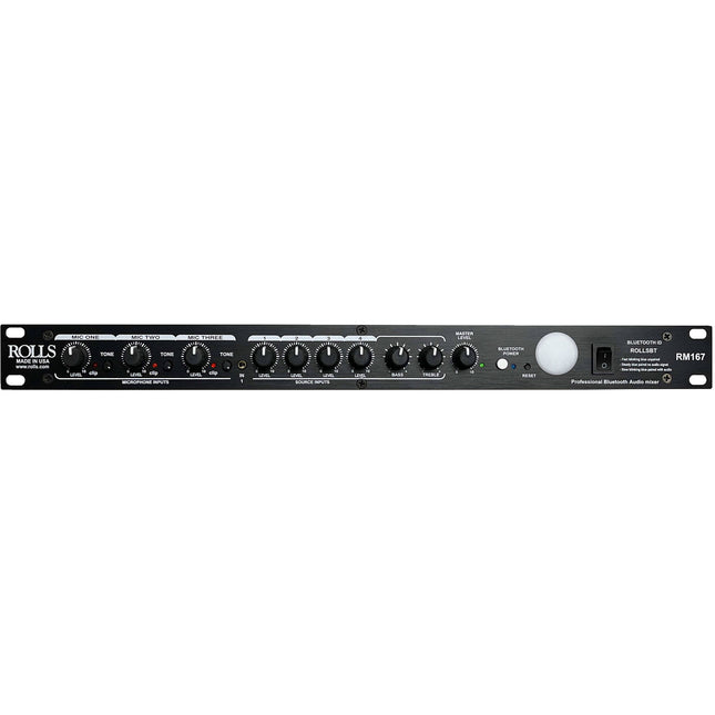 Rolls RM167 mezclador de micrófono con Bluetooth 3 XLR 4 RCA entradas