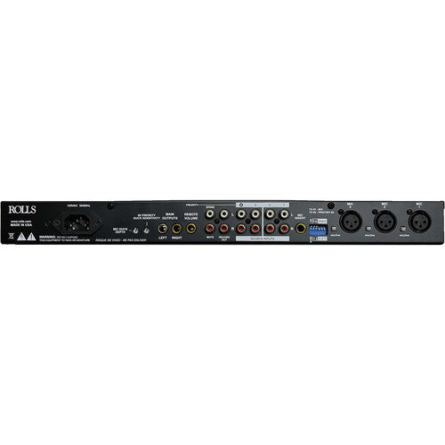 Rolls RM167 mezclador de micrófono con Bluetooth 3 XLR 4 RCA entradas