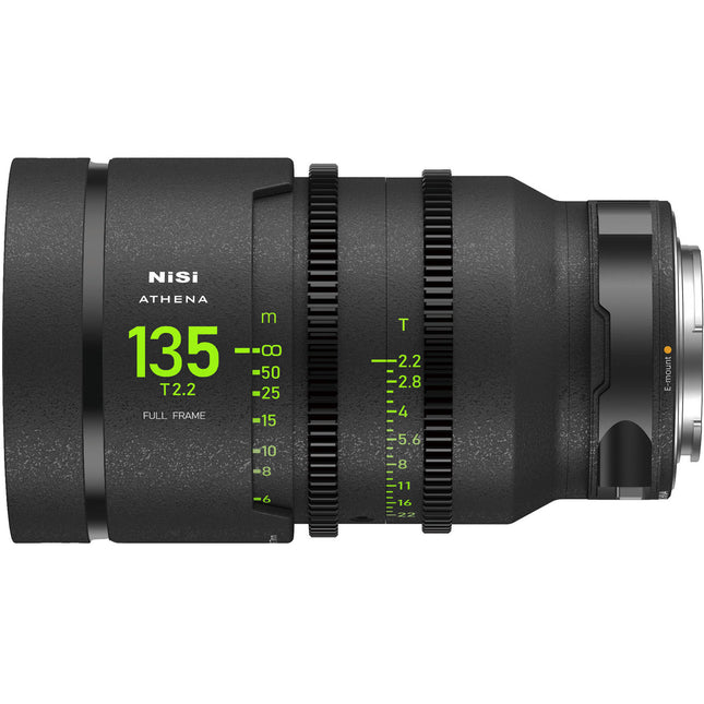 NiSi ATHENA PRIME 135mm T2.2 Objetivo Full Frame Sony E Montura Filtros