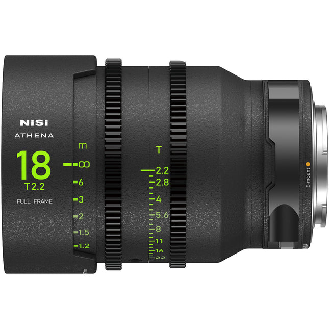 NiSi ATHENA PRIME 18mm T2.2 Lente Full Frame Sony E Montura Drop-In