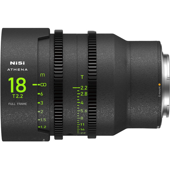 NiSi ATHENA PRIME 18mm T2.2 Objetivo Full-Frame Apertura T2.2 80mm Diámetro