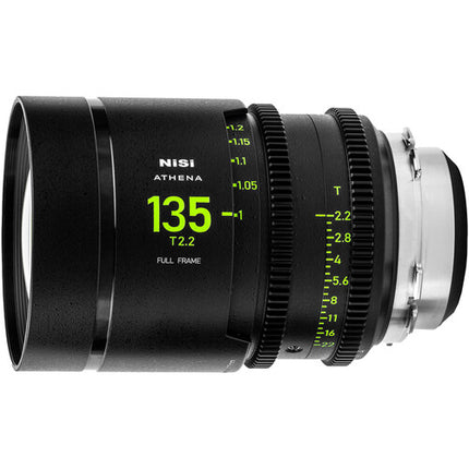 NiSi ATHENA PRIME 135mm T2.2 lente de fotograma completo ARRI PL 300° enfoque