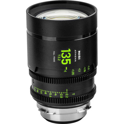 NiSi ATHENA PRIME 135mm T2.2 lente de fotograma completo ARRI PL 300° enfoque