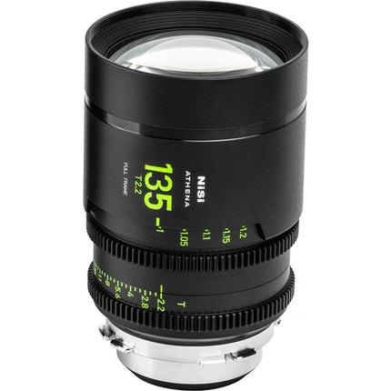 NiSi ATHENA PRIME 135mm T2.2 lente de fotograma completo ARRI PL 300° enfoque