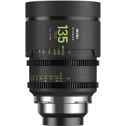 NiSi ATHENA PRIME 135mm T2.2 lente de fotograma completo ARRI PL 300° enfoque