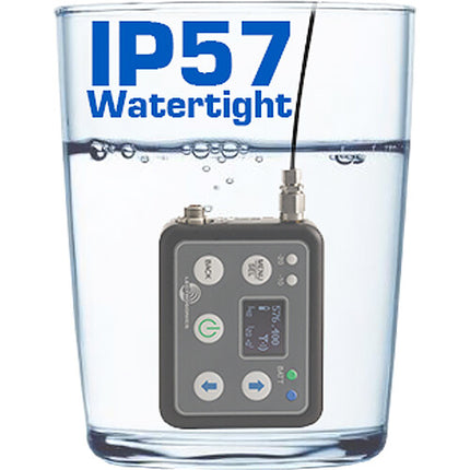 Lectrosonics DSSM Transmisor inalámbrico digital resistente al agua IP57 470-607 MHz batería recargable LB-50