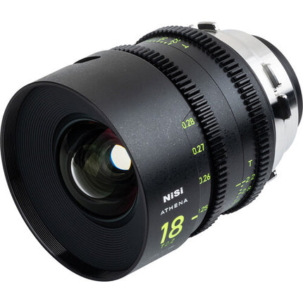NiSi ATHENA PRIME 18mm T2.2 Lente Full Frame ARRI PL Apertura T2.2 Bokeh Suave