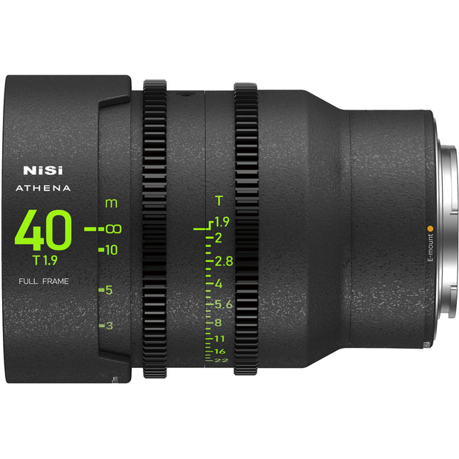 NiSi ATHENA PRIME 40mm T1.9 Lente Full Frame Sony E 80mm Diámetro