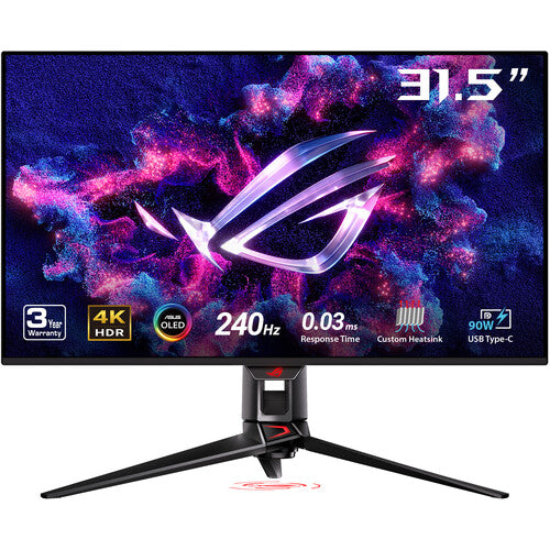ASUS Republic of Gamers Monitor OLED 31.5" 4K UHD 240 Hz HDR 10