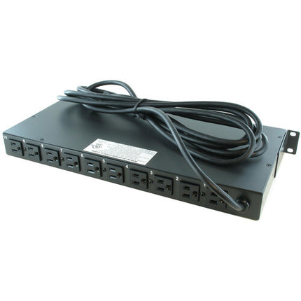 A-Neutronics Regleta de Alimentación 10 Salidas 19" Rackmount 15A 1RU