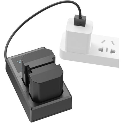 SmallRig Kit NP-FZ100 para Sony con 2 Baterías y Cargador USB 2 Bahías