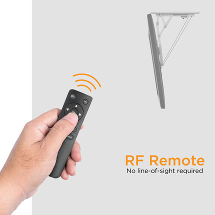Mount-It MI-4223W Soporte Retráctil Motorizado de Techo para TV 32 a 55" Blanco 66 lb Control Remoto