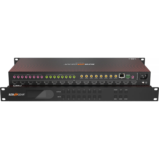 BZBGEAR 8x8 HDMI Matrix Switcher Procesador de Video 4K60 4:4:4 UHD