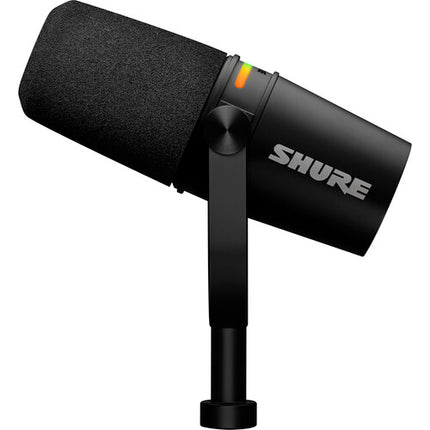 Shure MV7+ Micrófono para Podcast XLR USB con Brazo Ajustable Auriculares Cerrados