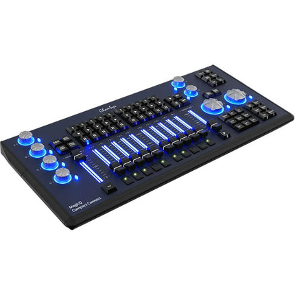 ChamSys MagicQ Compact Connect Superficie de Control USB con 10 Faders y 64 Universos Artnet sACN
