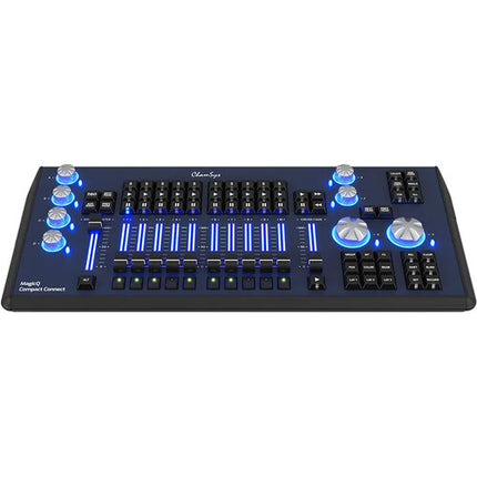 ChamSys MagicQ Compact Connect Superficie de Control USB con 10 Faders y 64 Universos Artnet sACN