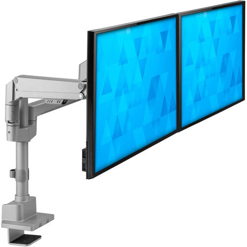 Mount-It! MI-6772 Soporte de Escritorio para 2 Monitores 19 a 32" con Ajuste de Altura y Rotación