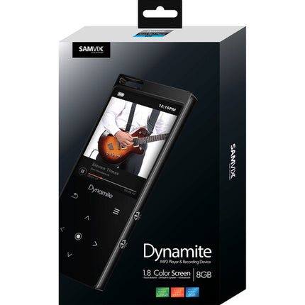 Samvix Dynamite Reproductor MP3 Deportivo 8GB Pantalla 1.8 Puls Bluetooth