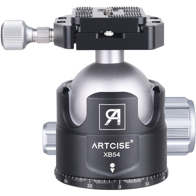 ARTCISE XB54 Cabezal esférico bajo perfil capacidad 77 2 lb con cierre rápido Arca-Type