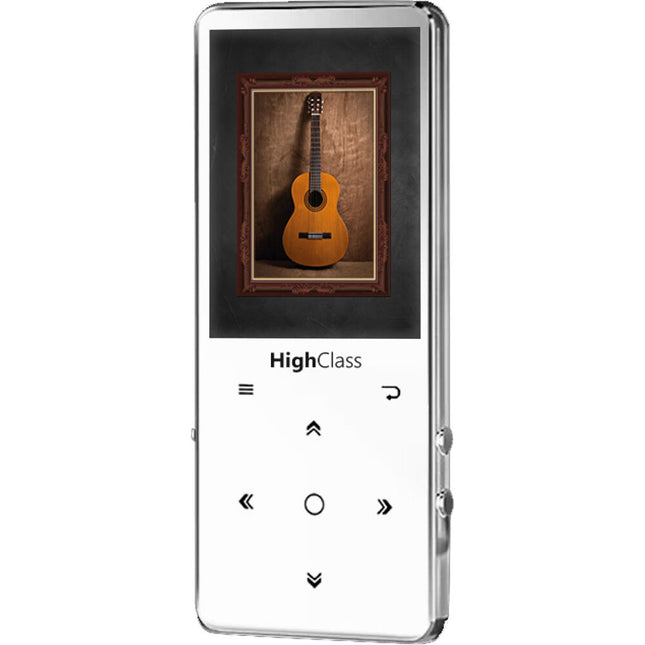 Samvix HighClass Reproductor MP3 Kosher 16GB Bluetooth Pantalla LCD Blanca
