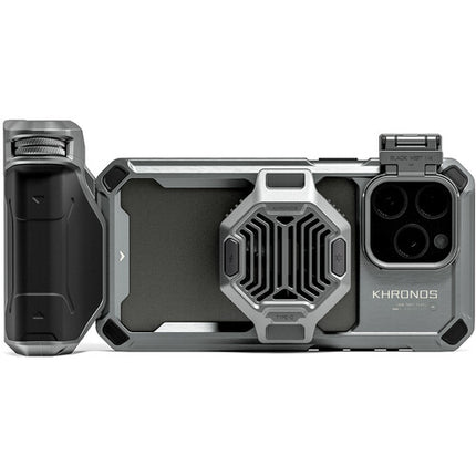 Tilta Khronos Kit avanzado para iPhone 15 Pro Max sistema de refrigeración y filtros ND 0.6 y 1.2
