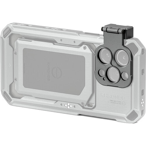 Adaptador de Lente Tilta Khronos 17mm para iPhone 15 Pro y Pro Max Space Gray