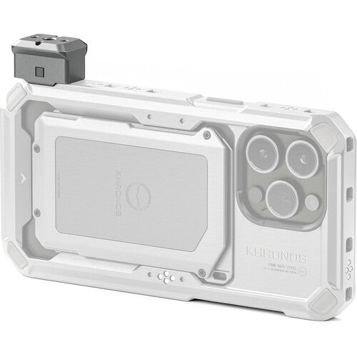 Tilta Khronos Adaptador Rápido NATO Blanco Titanio para iPhone 15 Pro Pro Max