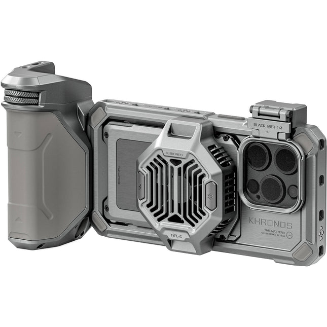 Tilta Khronos Advanced Kit para iPhone 15 Pro Kit de Cinematografía con Enfriamiento y Filtros ND 0.6 y 1.2