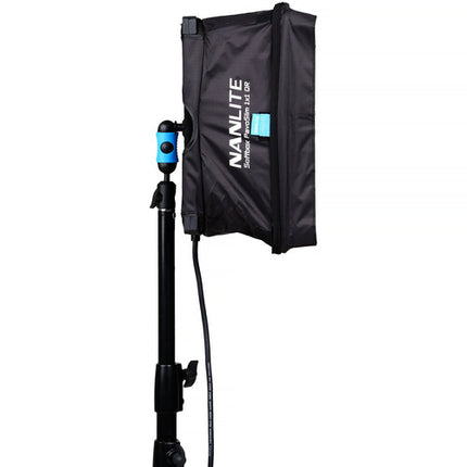 Nanlite PavoSlim 60B Panel LED Bicolor 12x11.8" 5600K-2700K con Softbox Rápido