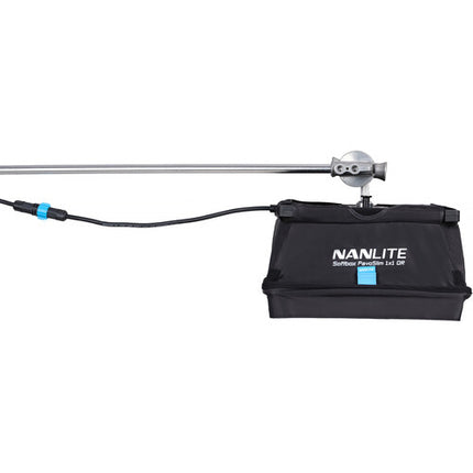Nanlite PavoSlim 60B Panel LED Bicolor 12x11.8" 5600K-2700K con Softbox Rápido