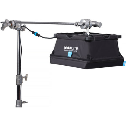 Nanlite PavoSlim 60B Panel LED Bicolor 12x11.8" 5600K-2700K con Softbox Rápido
