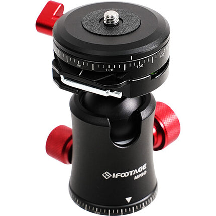 iFootage MP30 Cabezal Panorámico Bola Capacidad 10 kg y Nivel de Burbuja
