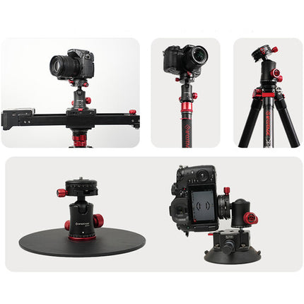 iFootage MP30 Cabezal Panorámico Bola Capacidad 10 kg y Nivel de Burbuja