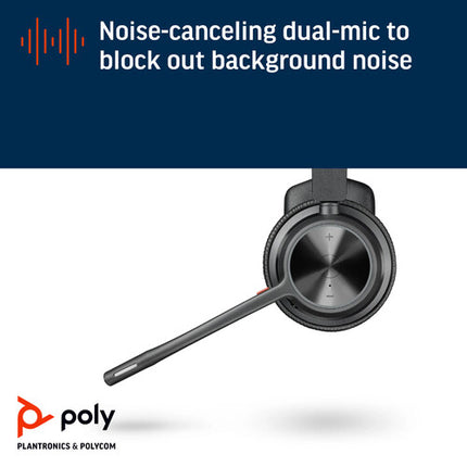 Poly Voyager 4310 Auricular Bluetooth Mono con Dongle USB-C BT700 y 24 Horas de Uso