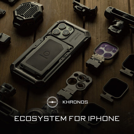 Tilta Khronos Kit Ligero para iPhone 15 Pro Estuche y Asa Ajustable