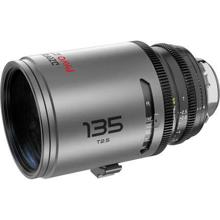 DZOFilm PAVO 135mm T2.5 Objetivo Anamórfico Prime 2x Apertura T2.5-22 Montura PL/EF y Marcas en Pies