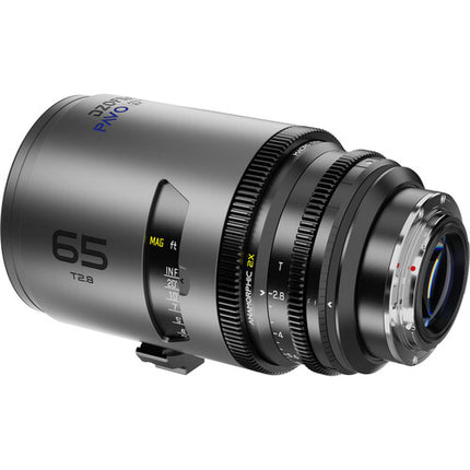 DZOFilm PAVO 65mm T2.8 Lente Anamórfica 2x Montura PL EF 14.4" Macro