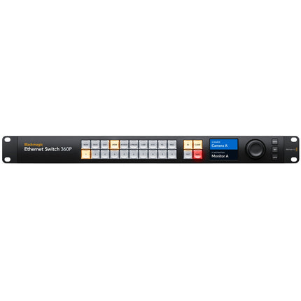 Blackmagic Design Ethernet Switch 360P con 16x10GbE y 2x100GbE RJ45
