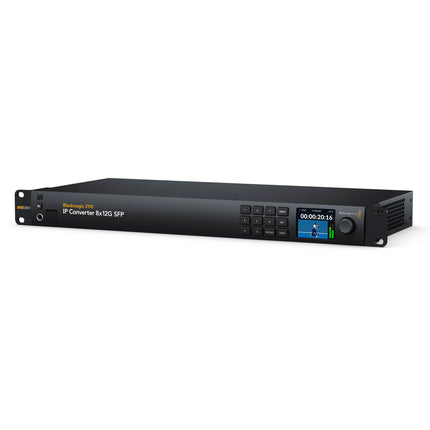 Blackmagic Design 2110 IP Converter 8x12G SFP Convertidor IP con 8 Puertos 12G y Soporte UHD 4K